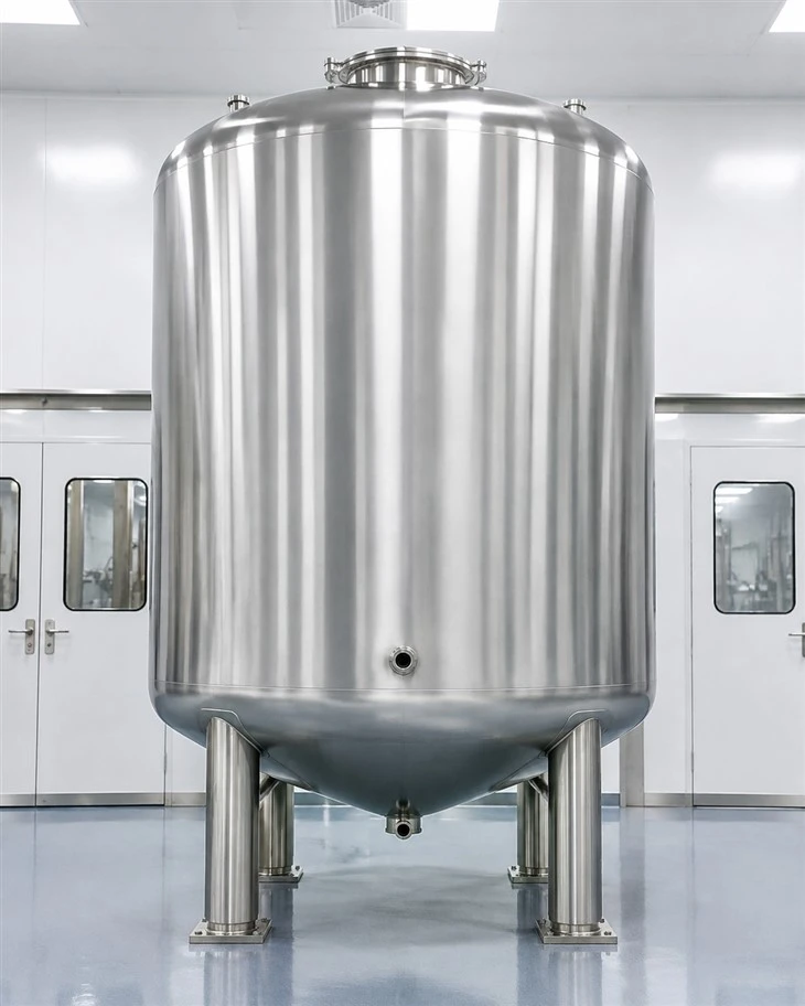 Pharmaceutical API WFI Storage And Transfer Vessel Tank